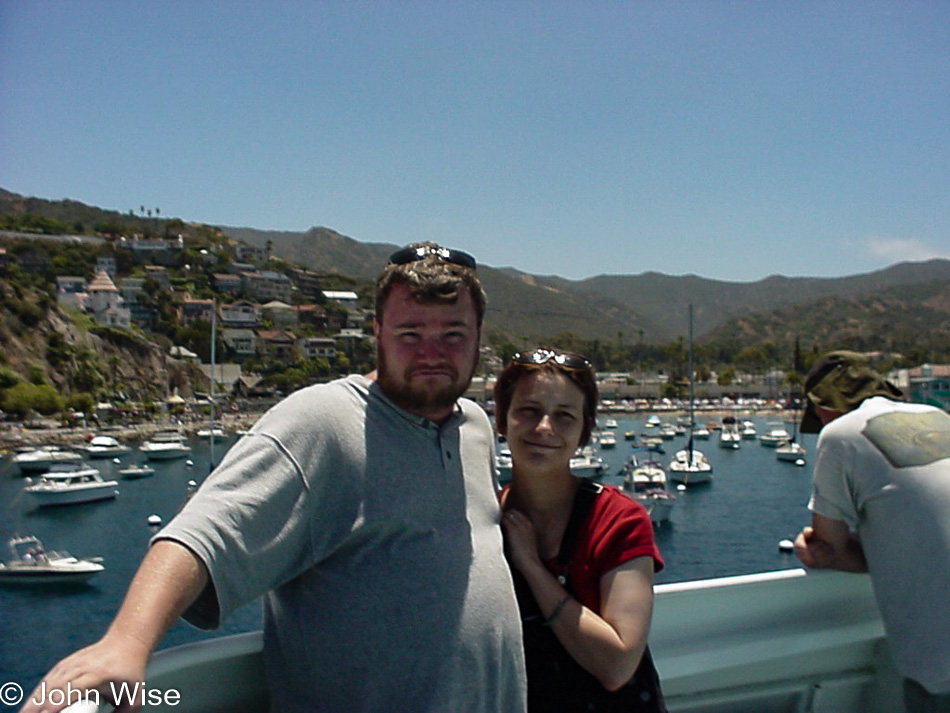 John Wise and Caroline Wise on Catalina Island, California