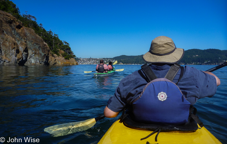 John Wise on Burrows Bay near Anacortes, Washington