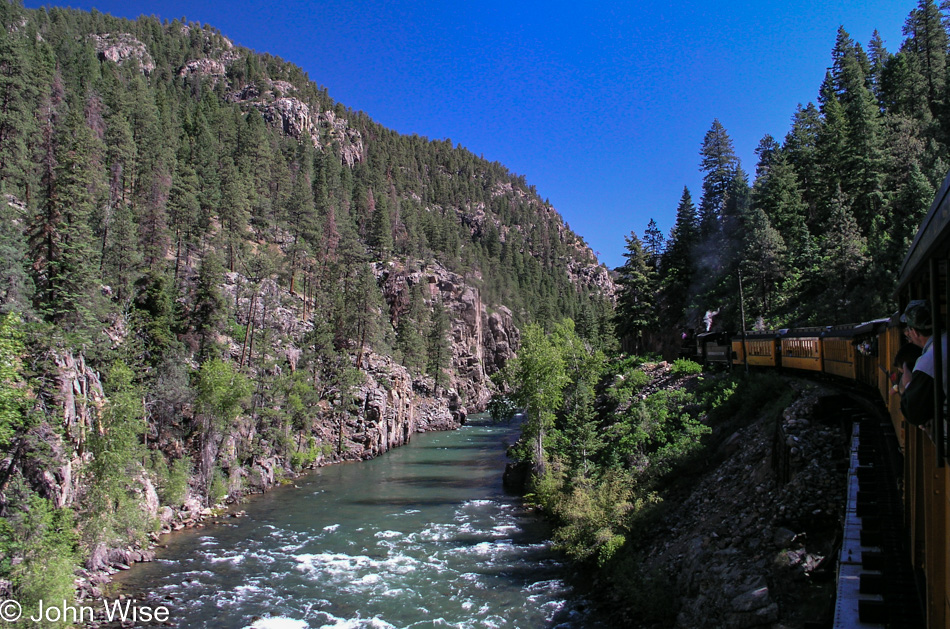 Durango Silverton Steam Train in Southwest Colorado