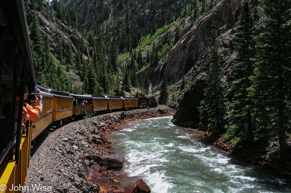 Durango Silverton Steam Train in Southwest Colorado