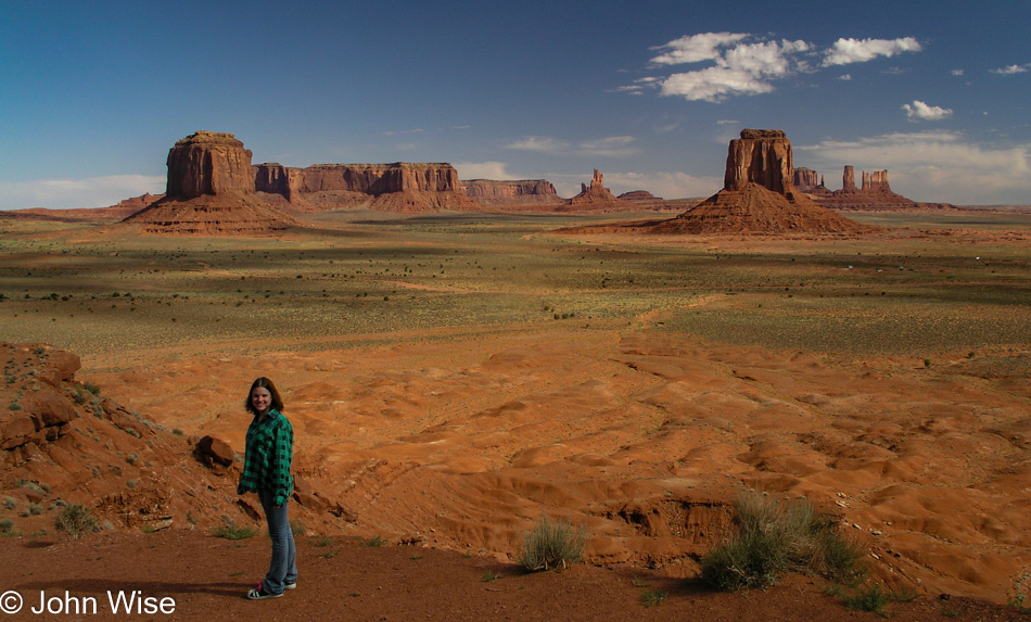Jessica Wise at Monument Valley in Utah