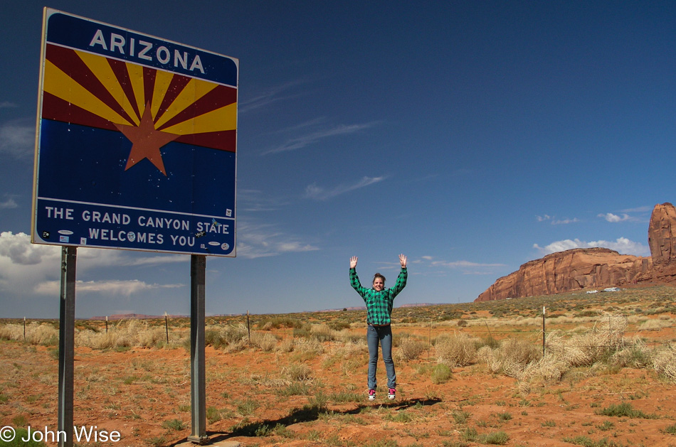 Jessica Wise at Arizona State Sign