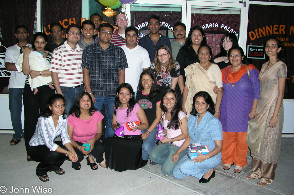 Jay Patel on his birthday with friends in Phoenix, Arizona