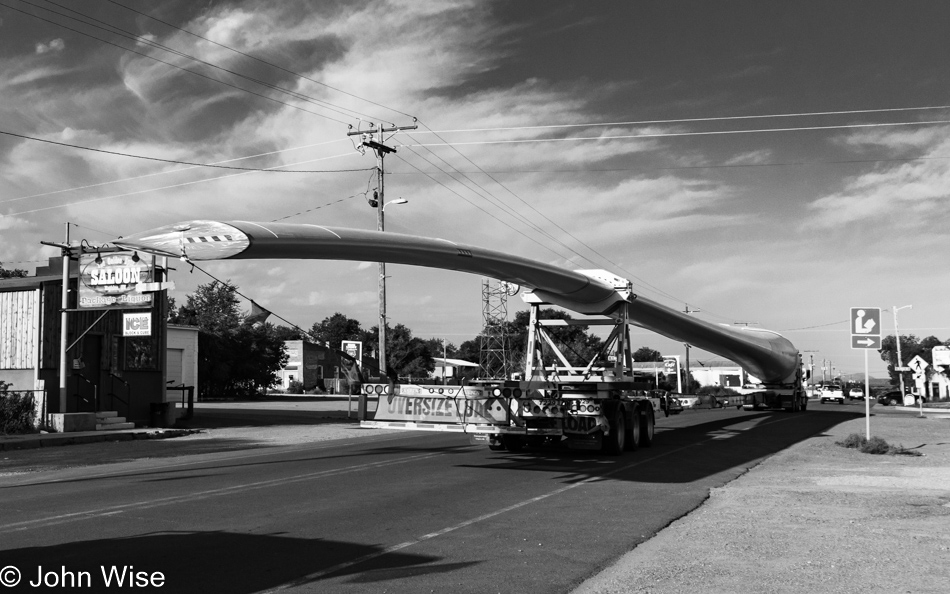 Turbine blade in Magdalena, New Mexico