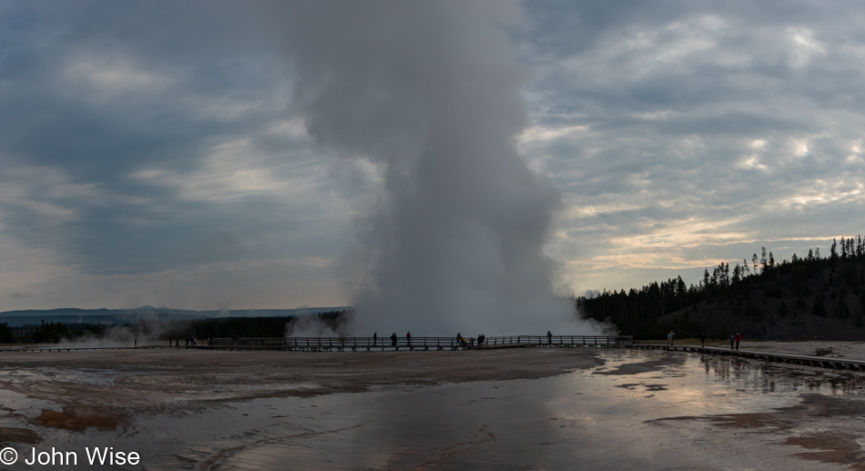 Midway Geyser Basin in Yellowstone National Park, Wyoming