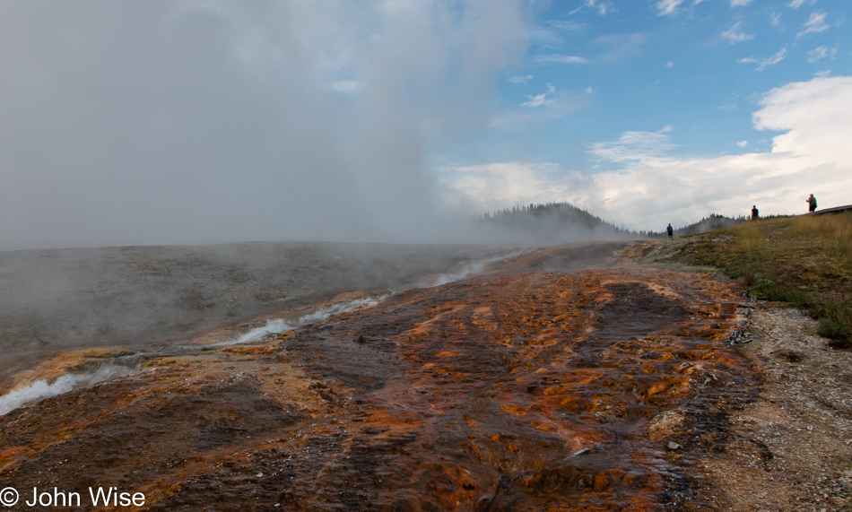 Midway Geyser Basin in Yellowstone National Park, Wyoming