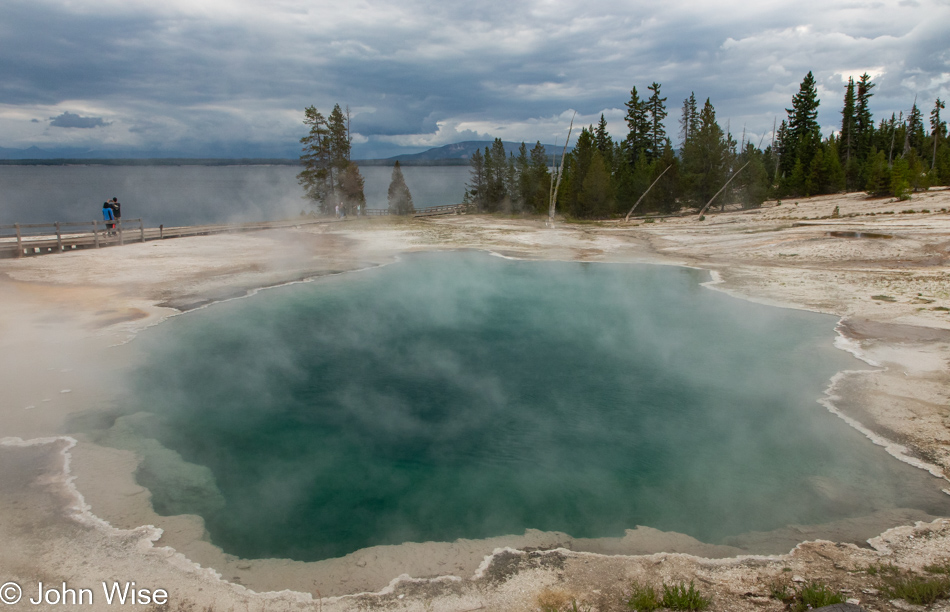 West Thumb at Yellowstone National Park in Wyoming