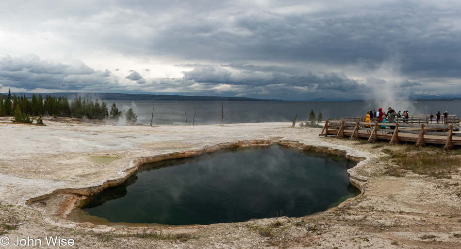 West Thumb at Yellowstone National Park in Wyoming