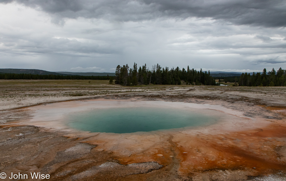 Midway Geyser Basin in Yellowstone National Park, Wyoming