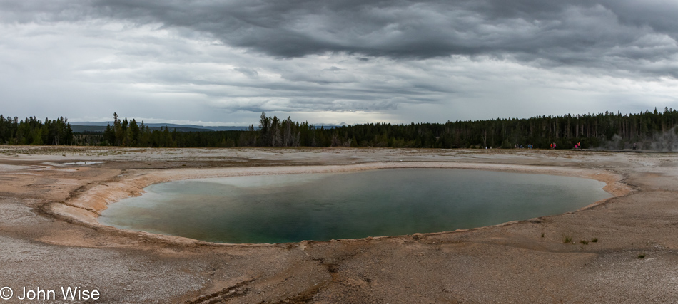 Midway Geyser Basin in Yellowstone National Park, Wyoming