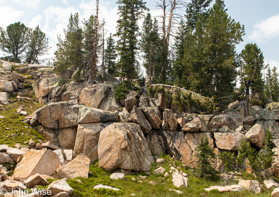 Beartooth Mountain Range in Montana