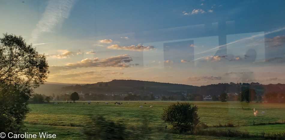 Early morning train to Hannover, Germany