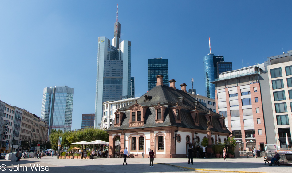 Hauptwache and Downtown Frankfurt, Germany