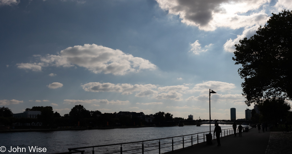 On the Main River in Frankfurt, Germany