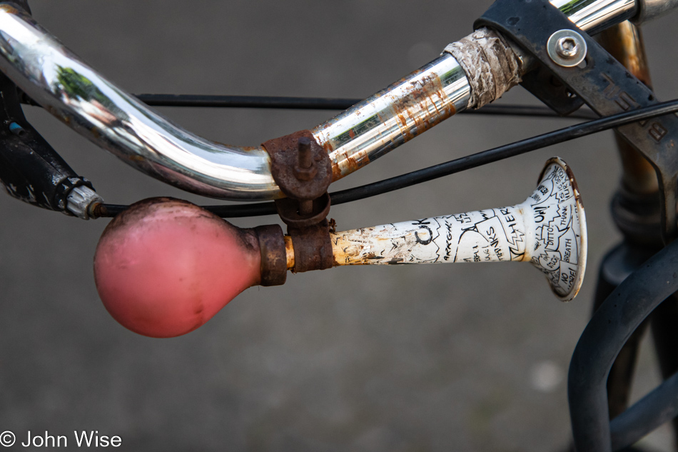 Bike horn in Frankfurt, Germany