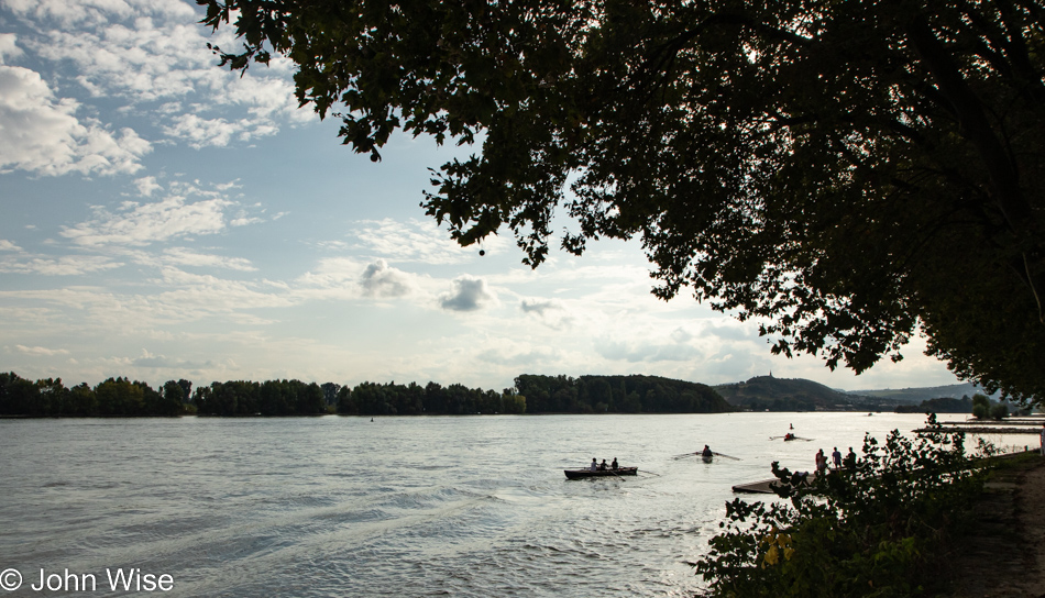 On the Rhein River in Geisenheim, Germany