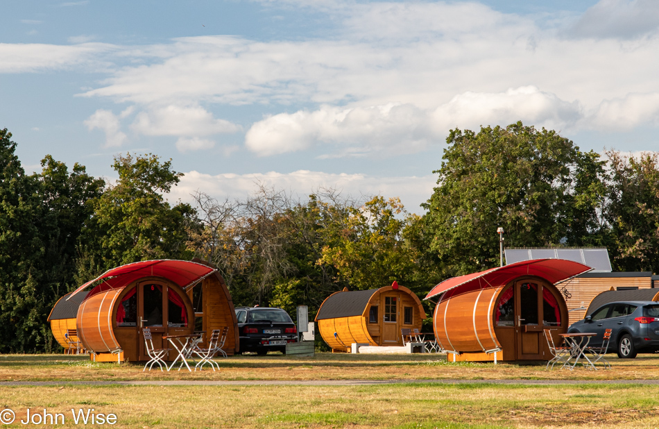 Campground in Rüdesheim, Germany