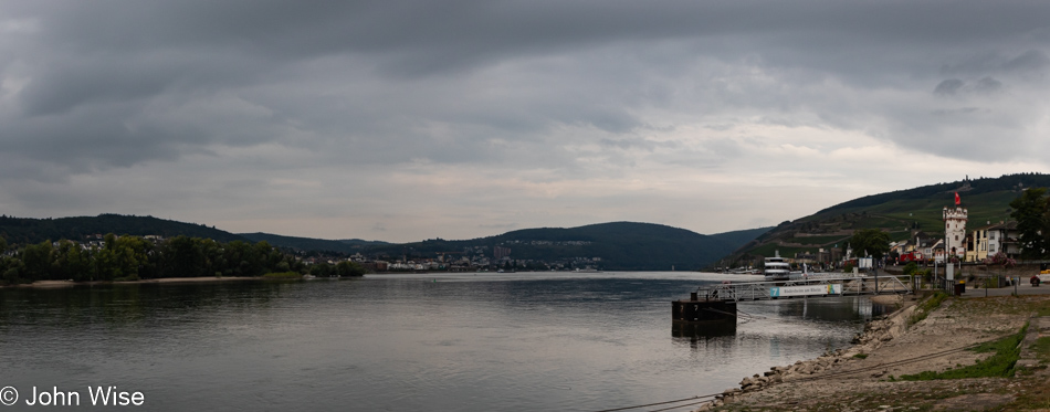 On the Rhein River in Rüdesheim, Germany