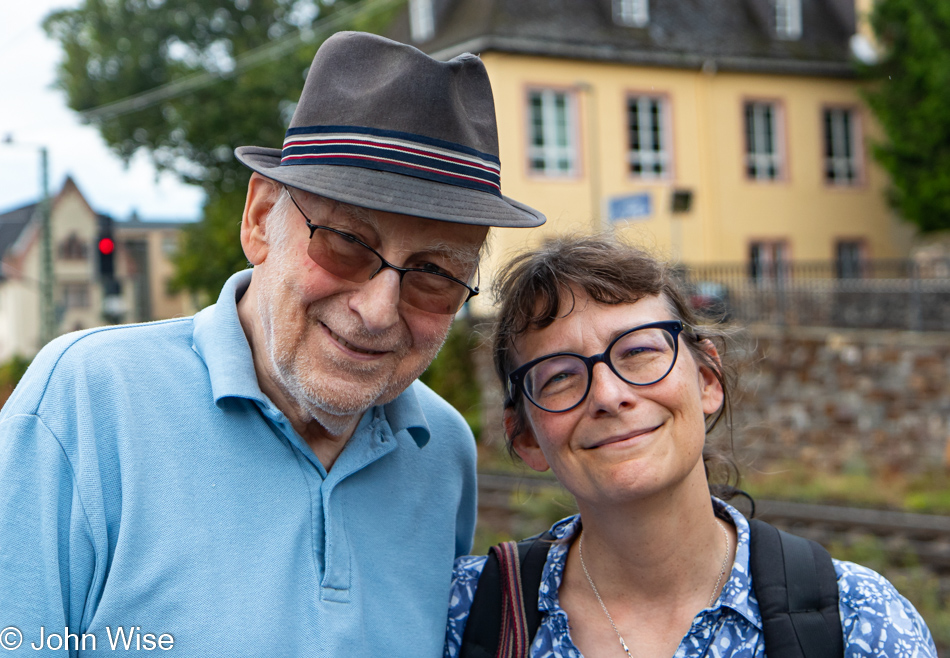 Hanns Engelhardt and Caroline Wise in Geisenheim, Germany