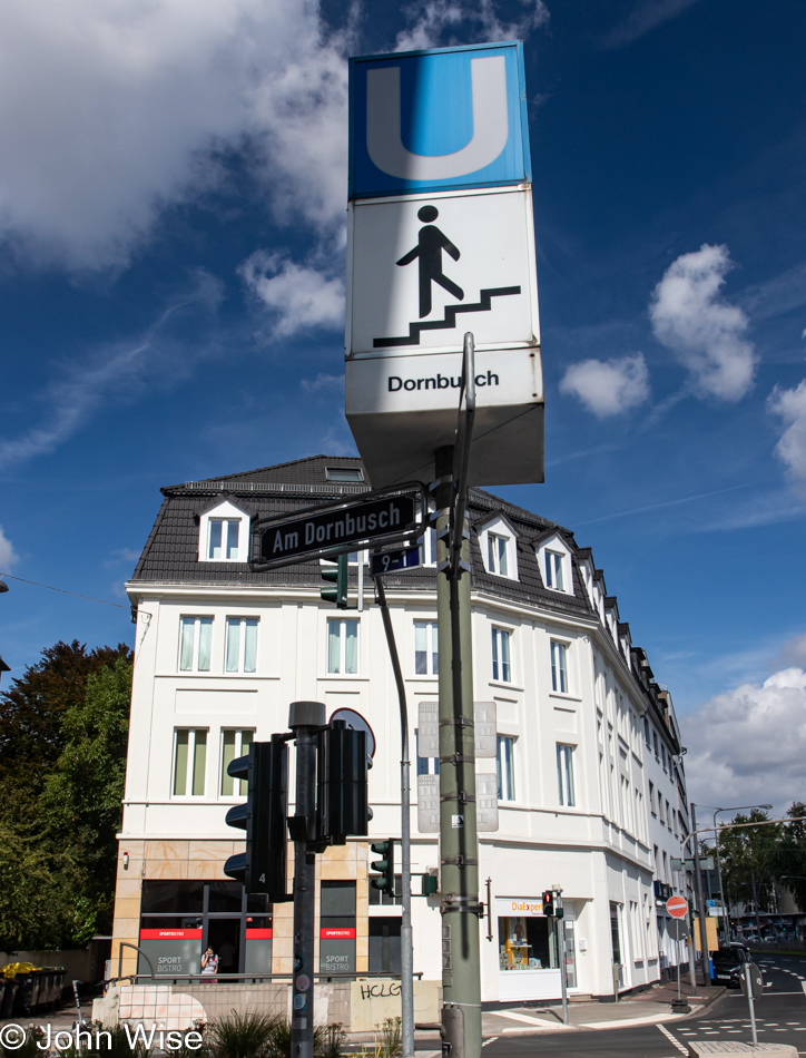 U-Bahn in Frankfurt, Germany