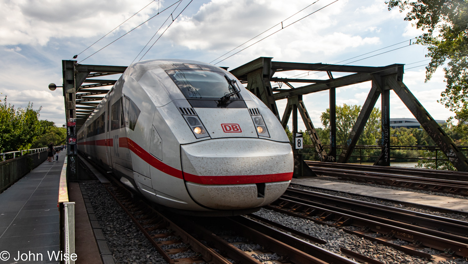 ICE Train in Frankfurt, Germany