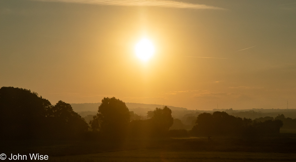 Sunrise over Frankfurt, Germany