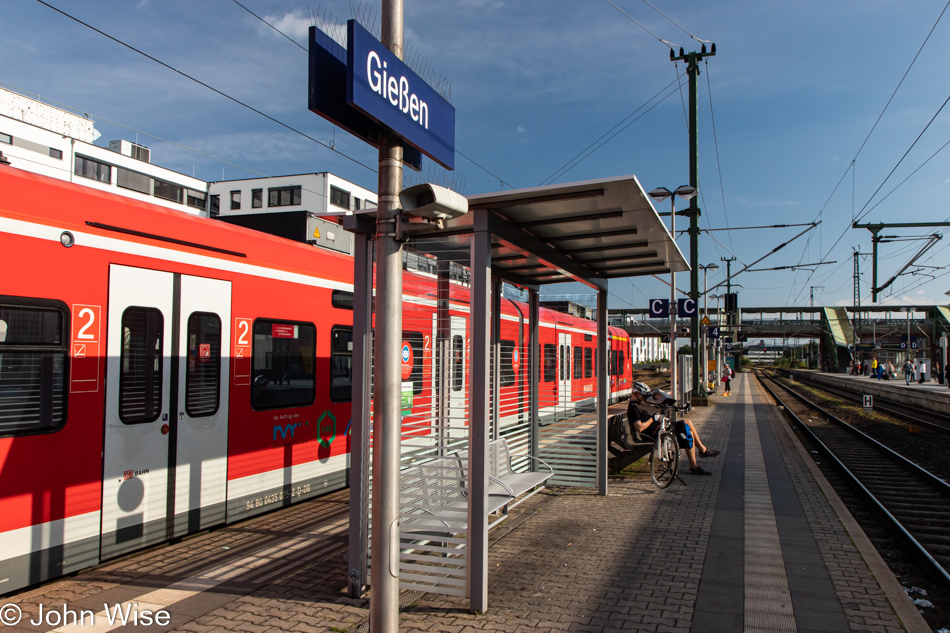 Giessen Train Station in Germany