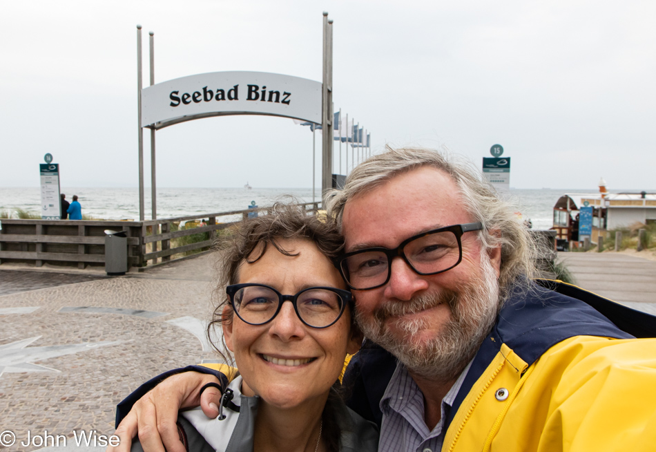 Caroline Wise and John Wise at Binz on Rügen, Germany