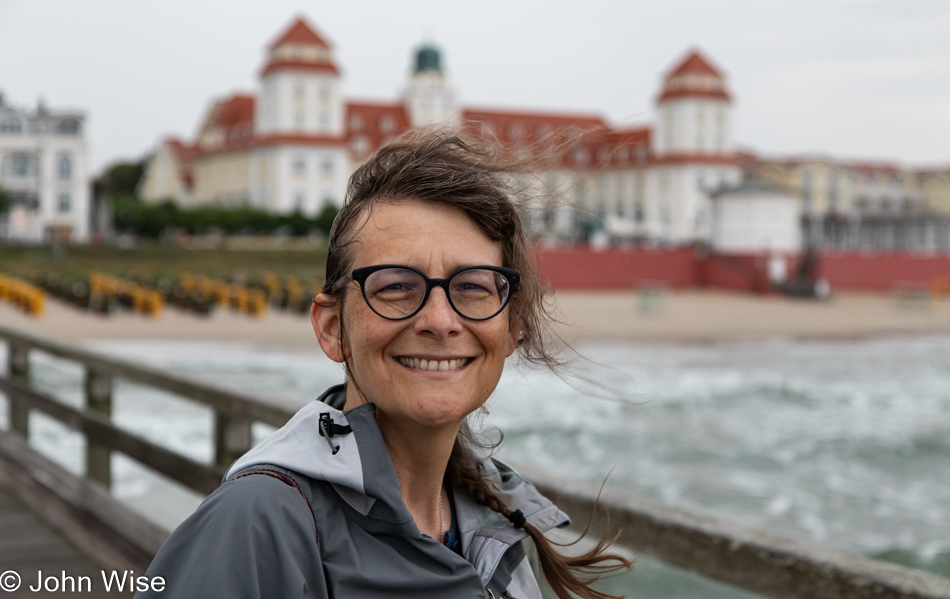 Caroline Wise at Binz on Rügen, Germany