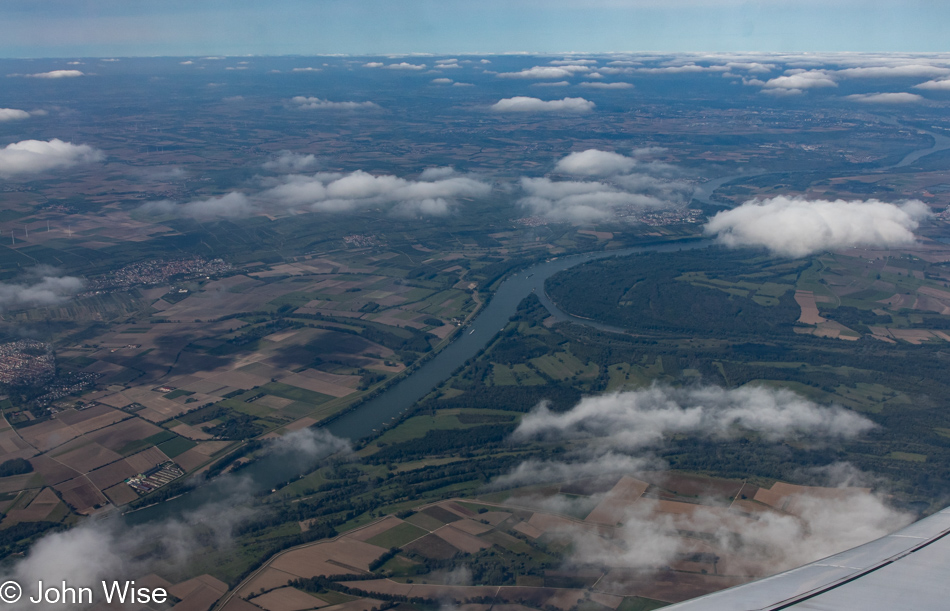 Flying over Germany