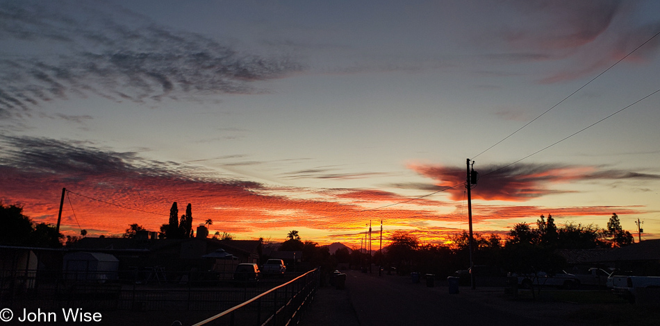 Sunrise in Phoenix, Arizona