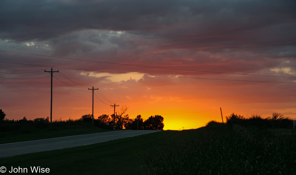 Sunset in Oklahoma