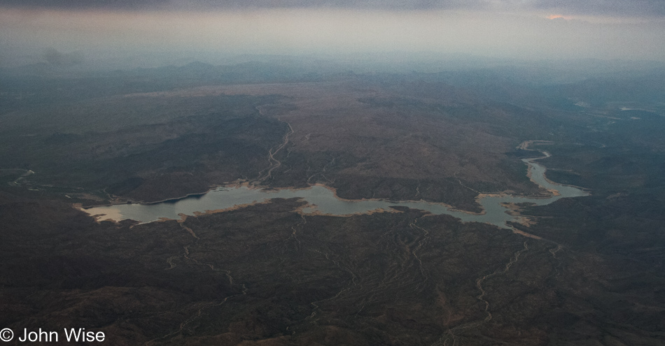 Somewhere over Arizona