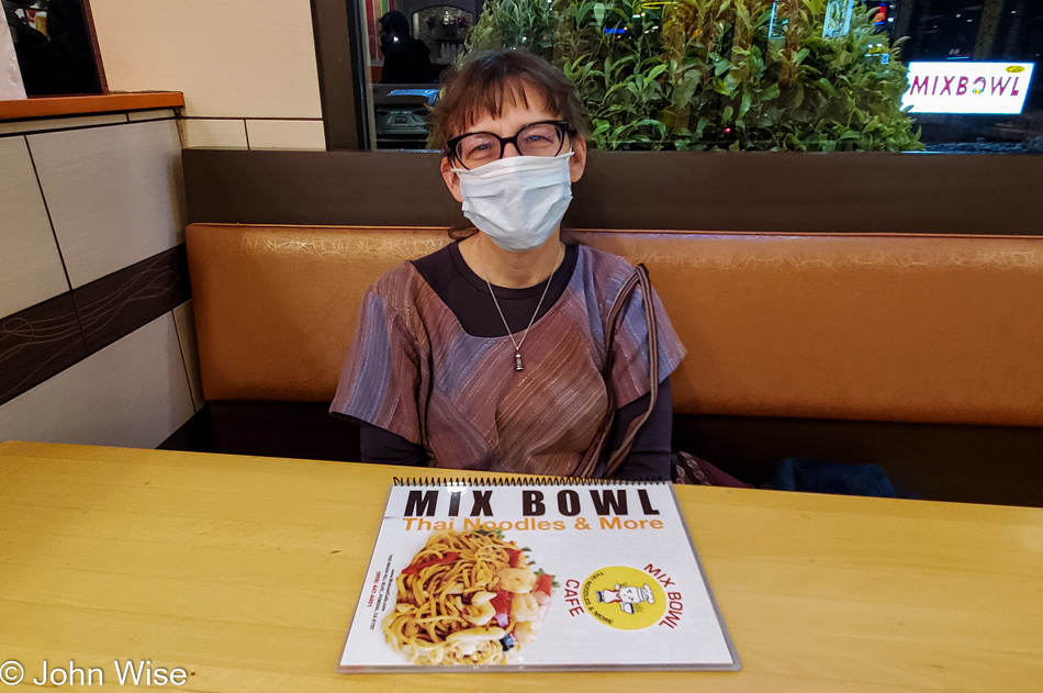 Caroline Wise at Mix Bowl in Pomona, California