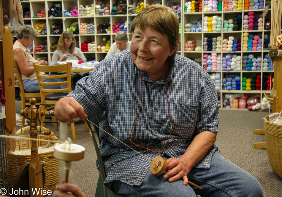 Jutta Engelhardt at Fiber Factory in Mesa, Arizona