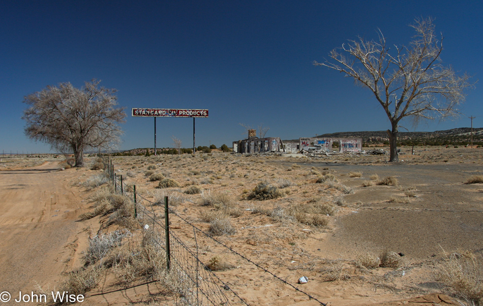 Standard Oil Station in Cow Springs, Arizona