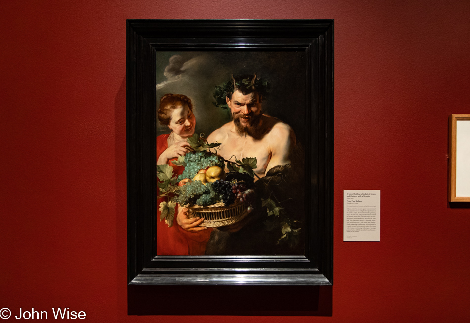 Art by Peter Paul Rubens at the Getty Villa in Pacific Palisades, California