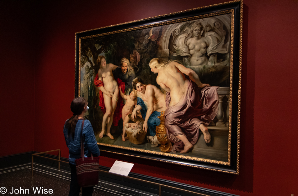 Art by Peter Paul Rubens at the Getty Villa in Pacific Palisades, California