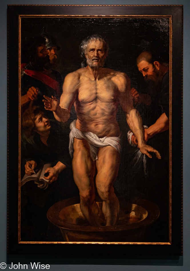 Art by Peter Paul Rubens at the Getty Villa in Pacific Palisades, California