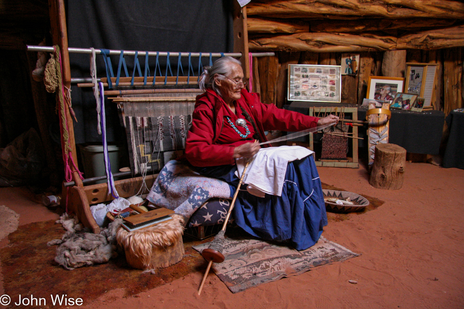 Weaver in Monument Valley, Arizona