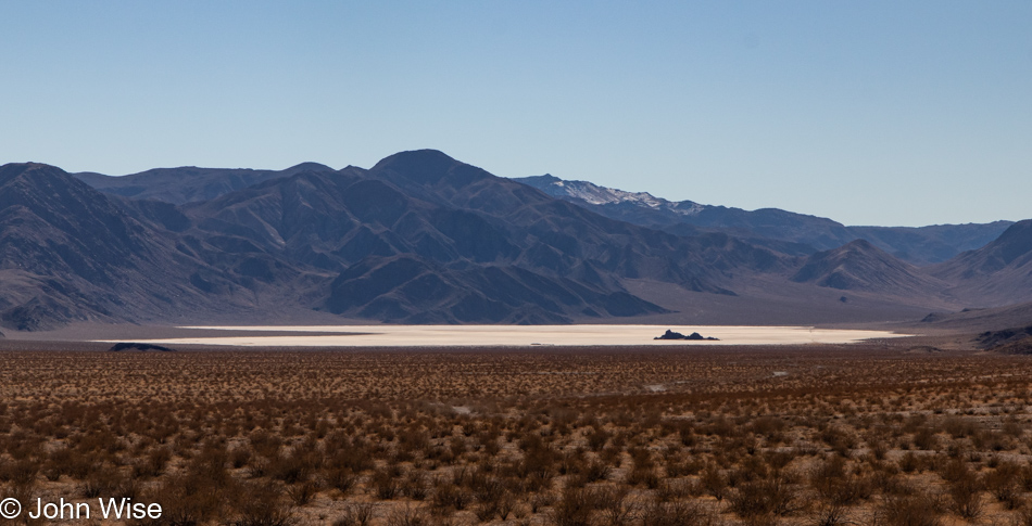 Road to Racetrack Playa in Death Valley National Park, California