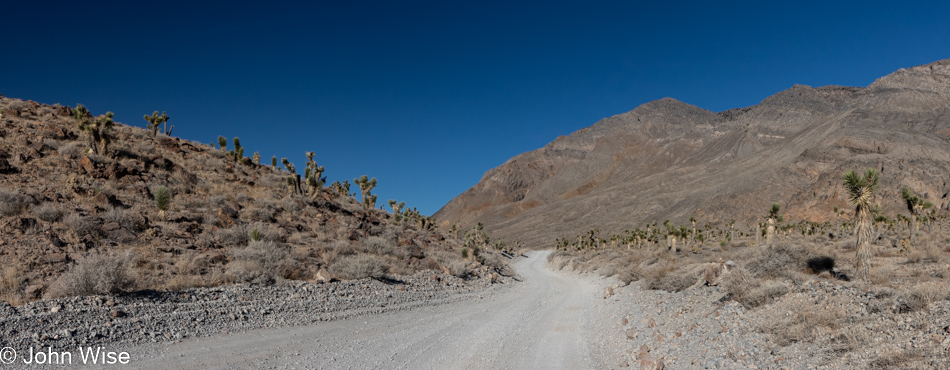 Road to Racetrack Playa in Death Valley National Park, California