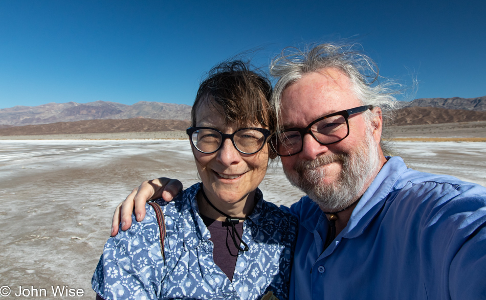 Caroline Wise and John Wise in Death Valley National Park, California