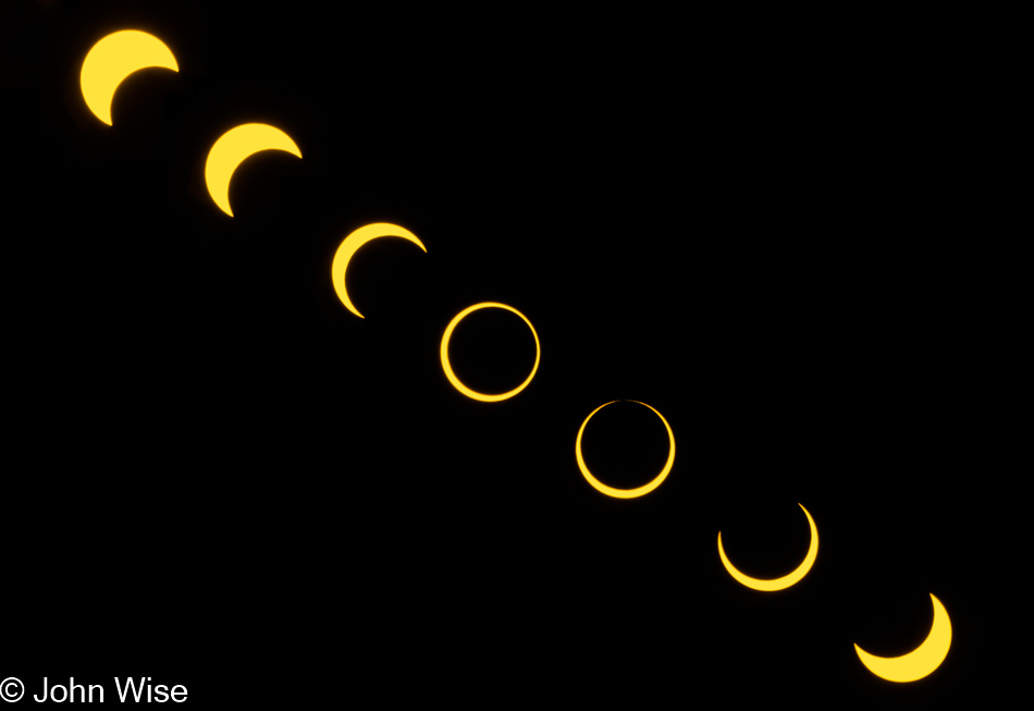 Annular Eclipse at the Grand Canyon National Park, Arizona