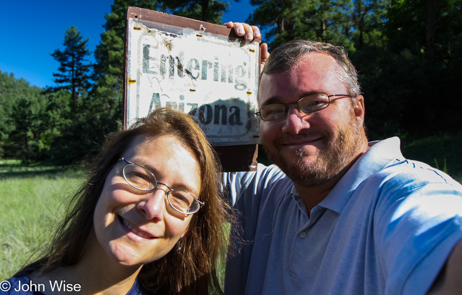 Caroline Wise and John Wise in Blue, Arizona