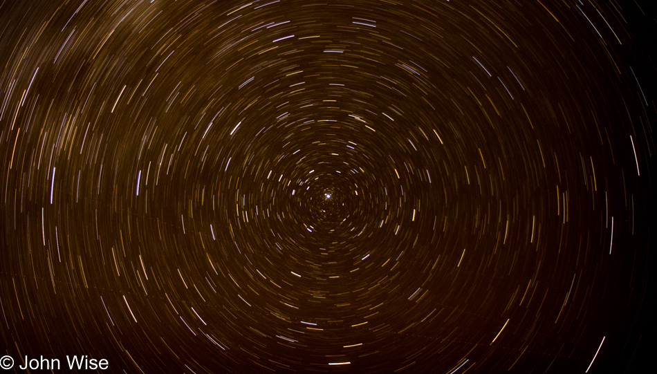 Stars overhead at the Grand Canyon National Park, Arizona