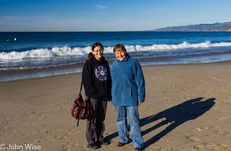 Caroline Wise and Jutta Engelhardt in Santa Monica, California