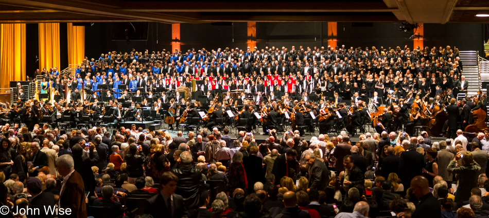 Mahler Performance at the Shrine Auditorium in Los Angeles, California