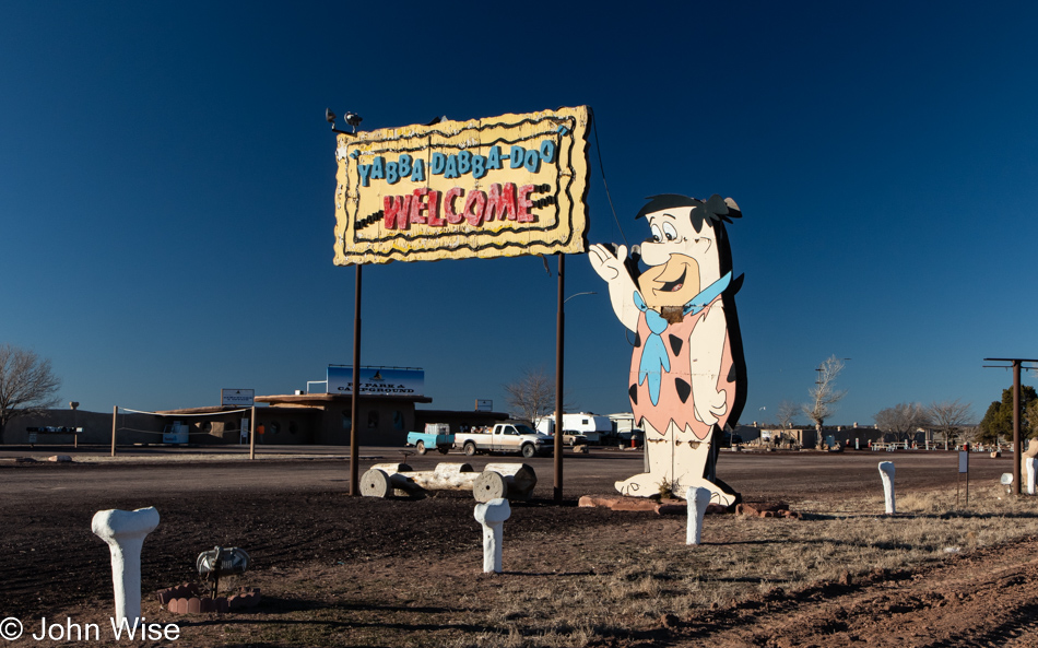 Bedrock Campground near Valle, Arizona on Highway 64 on way to the Grand Canyon National Park