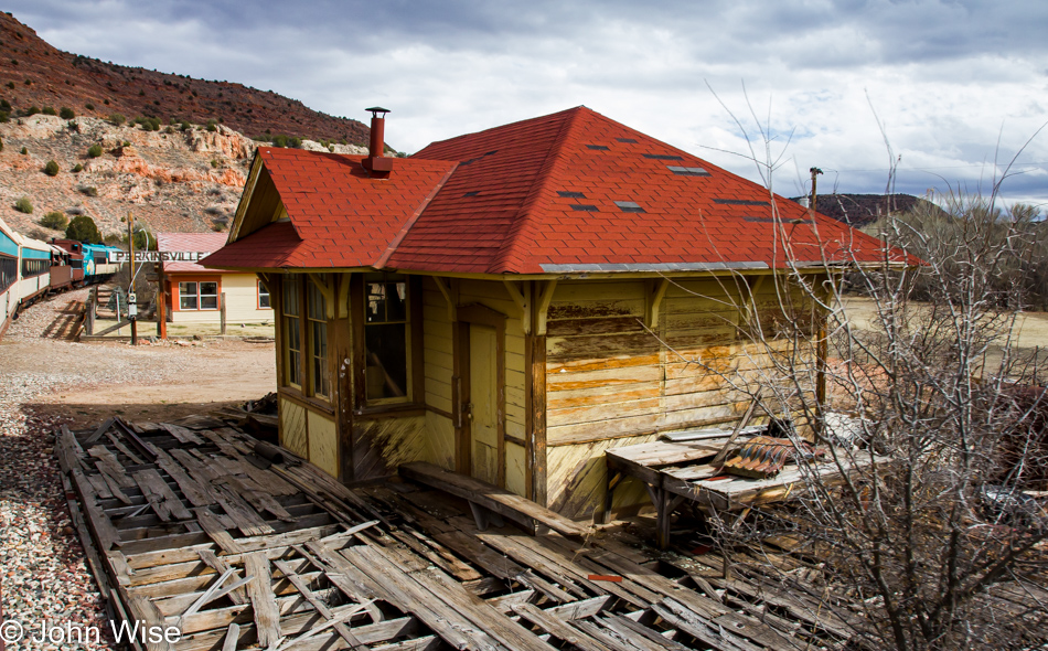 On the Verde Canyon Railroad in Arizona